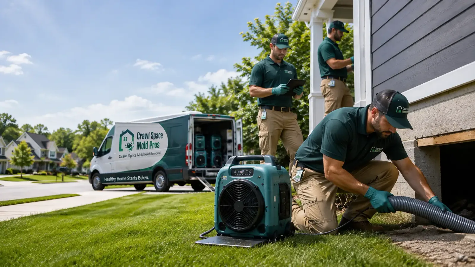 Crawl Space Mold Removal in Newport, OR